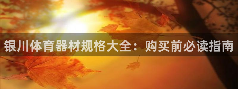 耀世娱乐提现失败：银川体育器材规格大全：购买前必读指