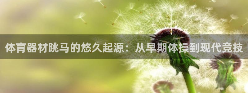 耀世平台有很多登录地址吗：体育器材跳马的悠久起源：从