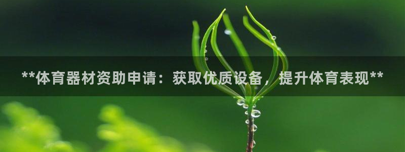 耀世娱乐中国创新：**体育器材资助申请：获取优质设备