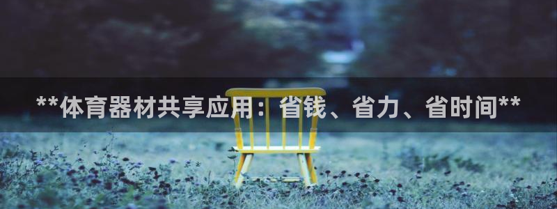 耀世辉煌：**体育器材共享应用：省钱、省力、省时间*