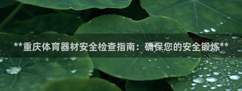 耀世国际平台正规吗：**重庆体育器材安全检查指南：确