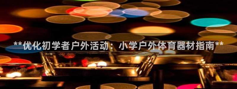耀世娱乐是不是赚钱了：**优化初学者户外活动：小学户外体育器