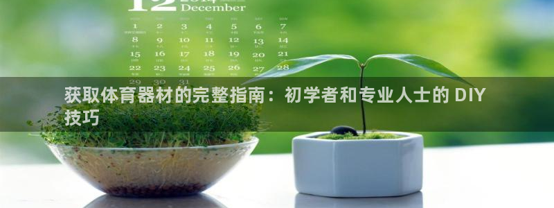 耀世娱乐科学：获取体育器材的完整指南：初学者和专业人士的 D